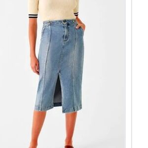 FAHERTY Denim Skirt Size Small